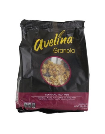 AVELINA GRANOLA AVENA CON MIEL Y PASAS 250G