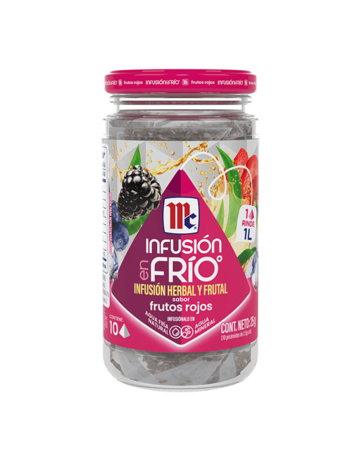 MC CORMICK INFUSION FRUTOS ROJOS X10UND