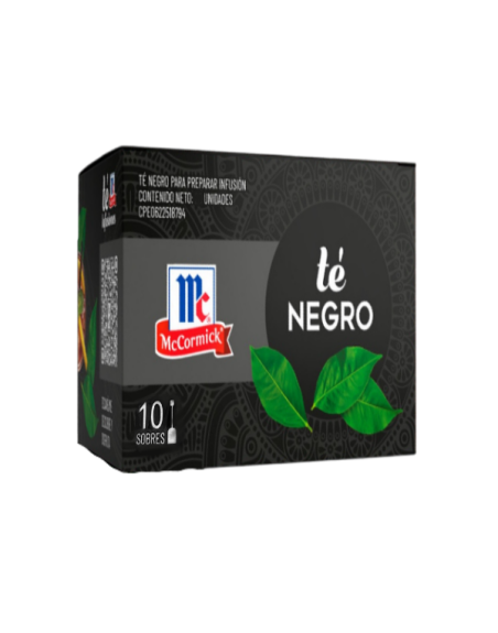 MC CORMICK TE NEGRO X 10 SOBRES