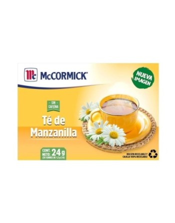 MCCORMICK TE DE MANZANILLA 20 SOBRES