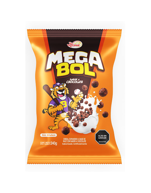 MEGA BOL SABOR A CHOCOLATE 240G