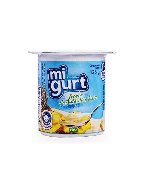 MI GURT CON TROZOS DE PIÑA 125G