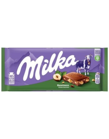 MILKA CHOCOLATE GANZE HASELNUSE 100G