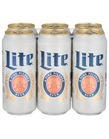 MILLER LITE CERVEZA X6
