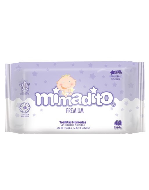 MIMADITO TOALLAS HUMEDAS 48UND