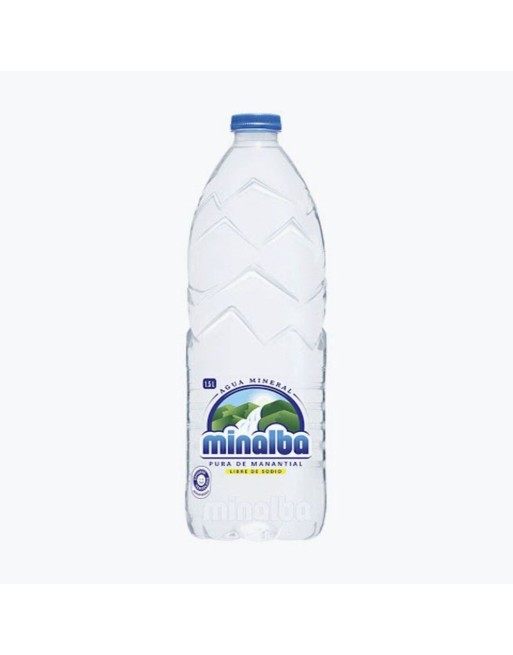 MINALBA AGUA POTABLE 1,5 LITROS
