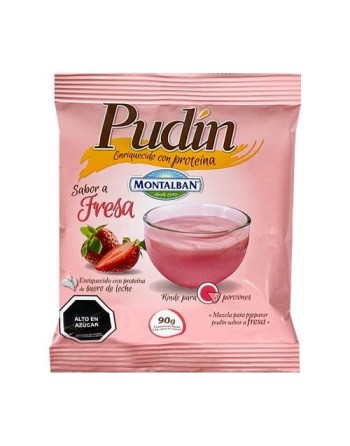 MONTALBAN PUDIN FRESA 90G