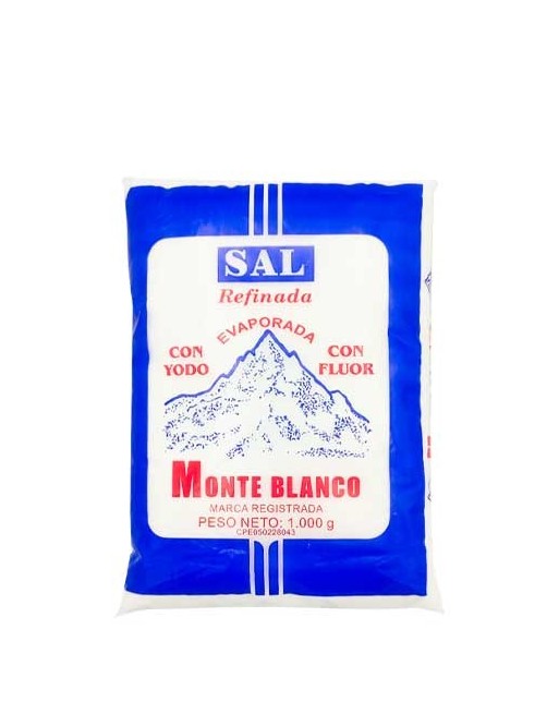 MONTE BLANCO SAL REFINADA 1KG