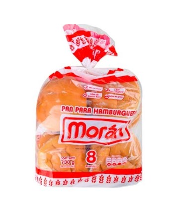 MORAN PAN HAMBURGUESA X8UND