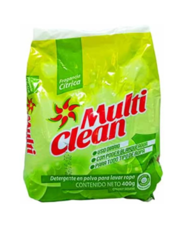 MULTI CLEAN DETERGENTE EN POLVO 400G