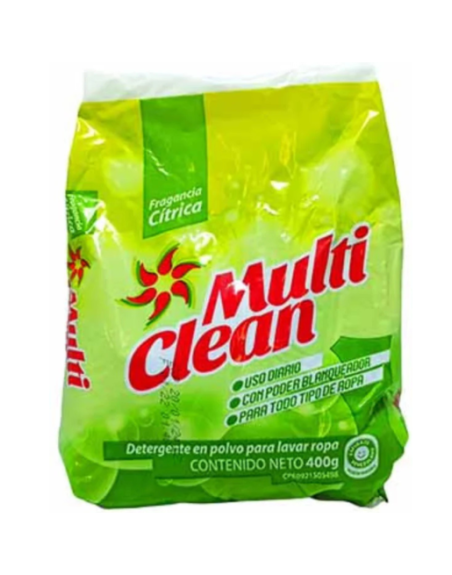 MULTI CLEAN DETERGENTE EN POLVO 400G