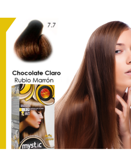MYSTIC KIT CHOCOLATE CLARO 7.7 TINTE CABELLO