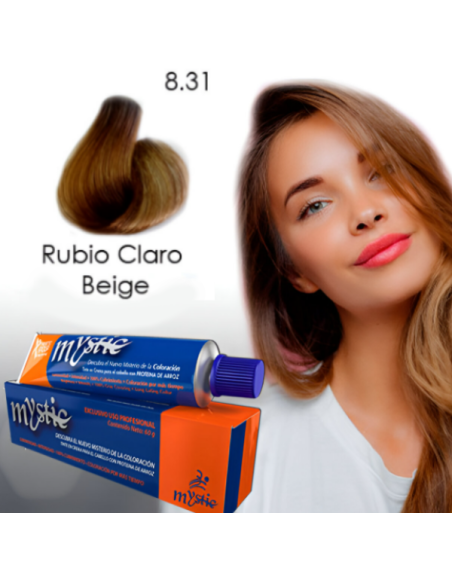MYSTIC KIT RUBIO CLARO BEIGE 8.31 TINTE CABELLO