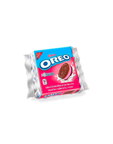 NABISCO OREO GALLETA DE CHOCOLATE CON FRESA 36G