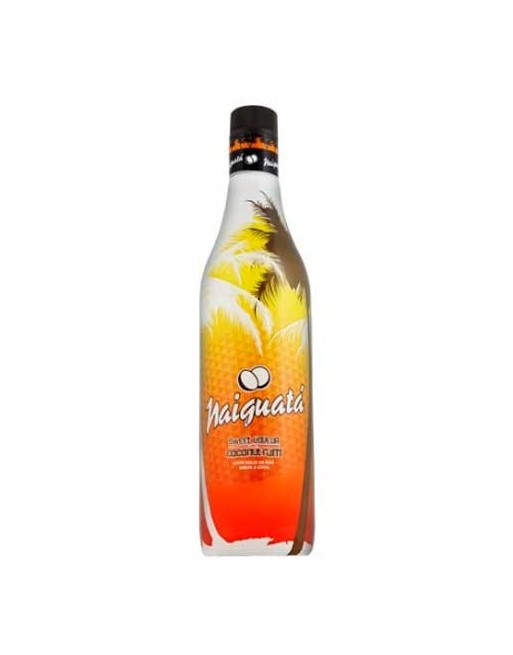 NAIGUATA LICOR DULCE CON RON SABOR A COCO 0.70L