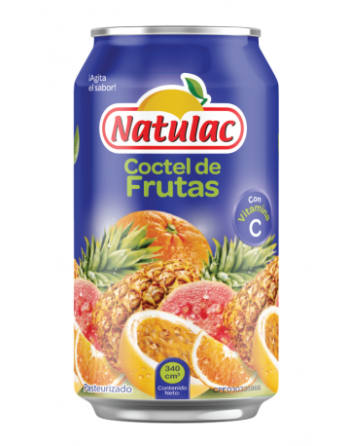 NATULAC COCTEL DE FRUTAS 340CC LATA