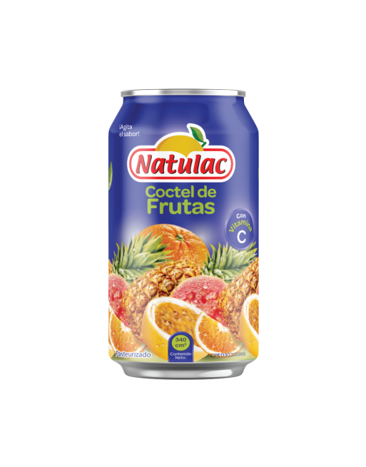 NATULAC COCTEL DE FRUTAS 340CC LATA