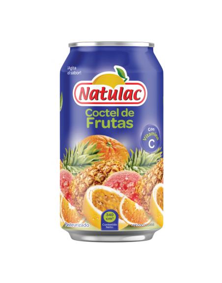 NATULAC COCTEL DE FRUTAS 340CC LATA