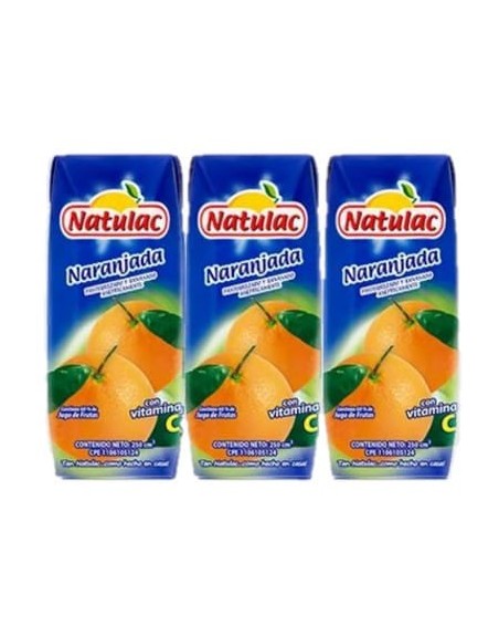 NATULAC JUGO NARANJA 250ML