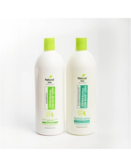 NATURAL HAIR SHAMPO +ACONDICIONADOR 1LT