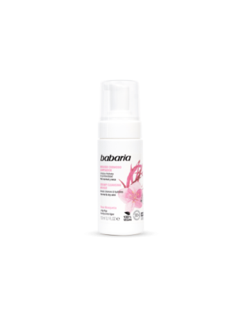 BABARIA MOUSE CREMOSO LIMPIADOR ROSA MOSQUETA 150ML