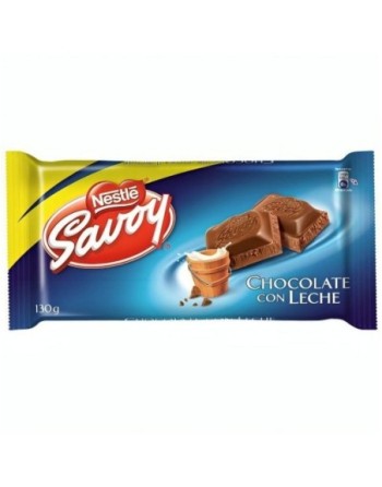 NESTLE SAVOY CHOCOLATE CON LECHE 130G