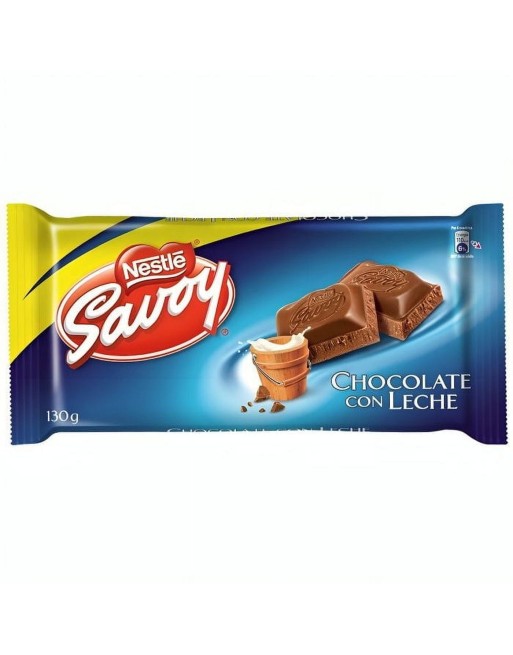 NESTLE SAVOY CHOCOLATE CON LECHE 130G