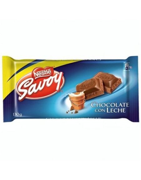 NESTLE SAVOY CHOCOLATE CON LECHE 130G