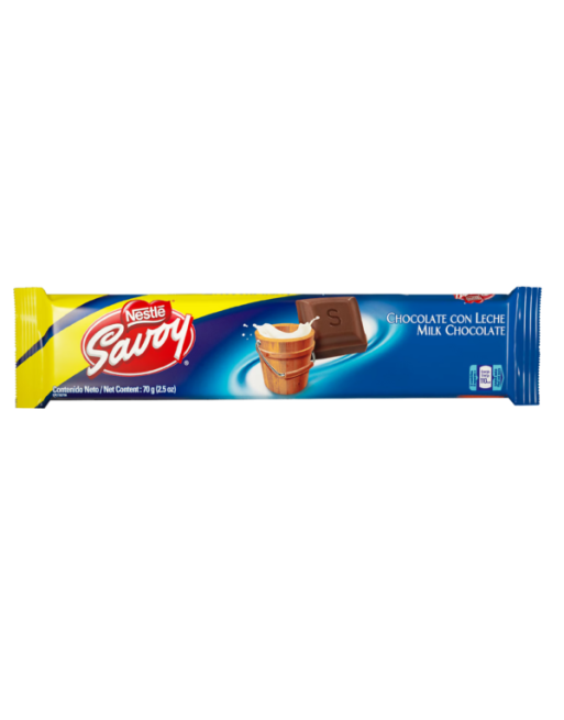 NESTLE SAVOY CHOCOLATE CON LECHE 70G