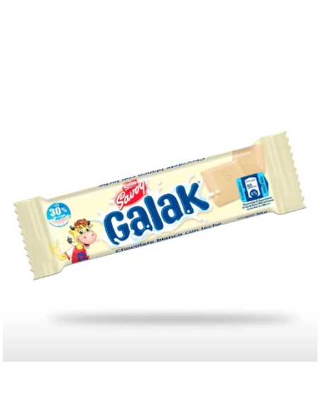 NESTLE SAVOY GALAK CHOCOLATE BLANCO 30G