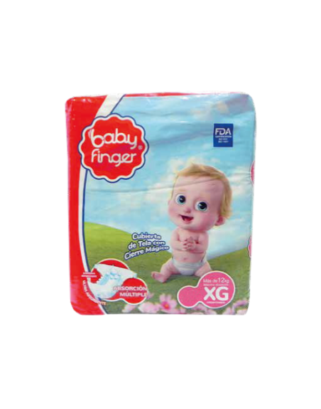 BABY FINGER PAÑALES X10UND TALLA  XG