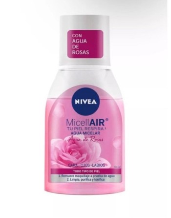NIVEA  MICELLAIR AGUA MICELAR AGUA DE ROSAS 400ML