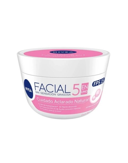 NIVEA CREMA FACIAL ACLARADO NATURAL 200ML