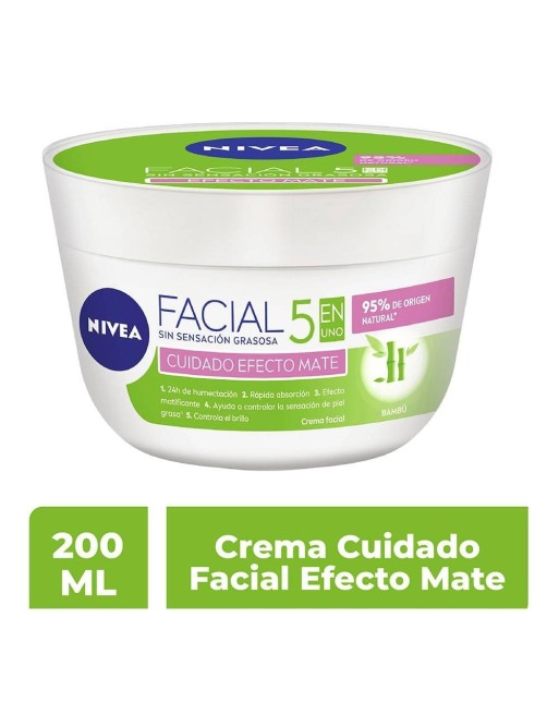 NIVEA CREMA FACIAL EFECTO MATE 200ML