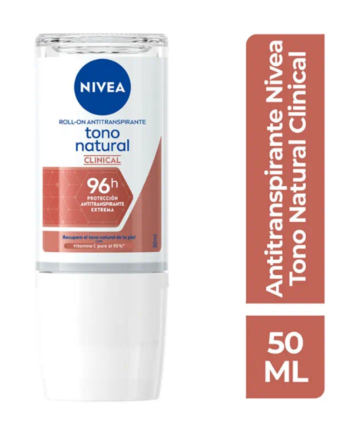NIVEA DESODORANTE TONO NATURAL ROLLON