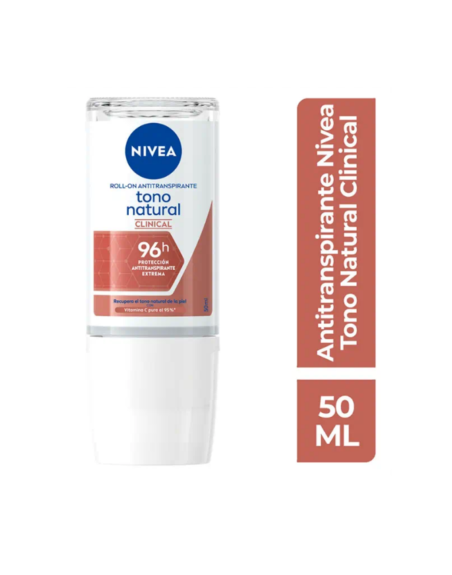 NIVEA DESODORANTE TONO NATURAL ROLLON
