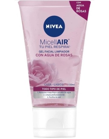 NIVEA GEL LIMPIADOR FACIAL AGUA DE ROSAS 150ML