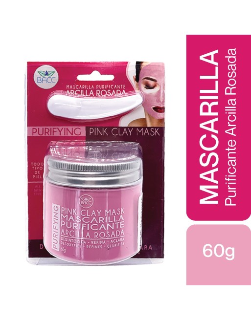 BACC ARCILLA ROSADA MASCARILLA PURIFICANTE 60G