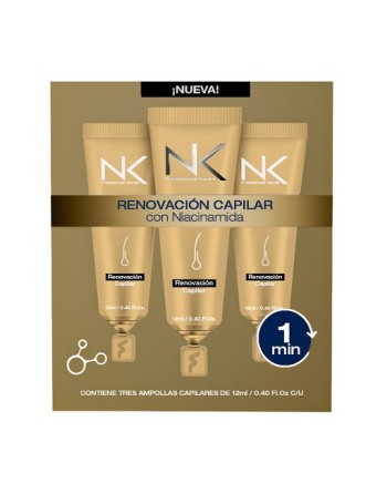 NK RENOVACION CAPILAR CON NIACINAMIDA X3UND AMPOLLAS