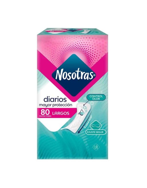 NOSOTRAS PROTECTORES DIARIOS LARGOS X80UND