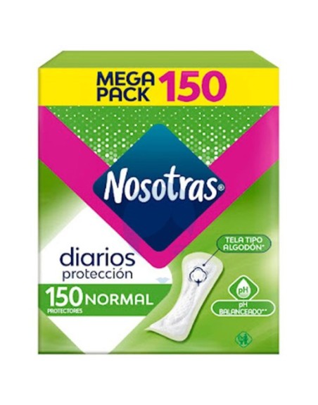 NOSOTRAS PROTECTORES DIARIOS NORMAL 150UND