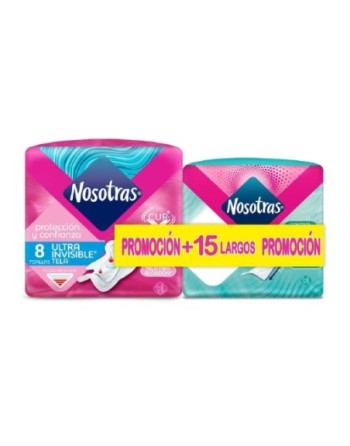 NOSOTRAS TOALLAS ULTRAINVISIBLE TELA X8UND