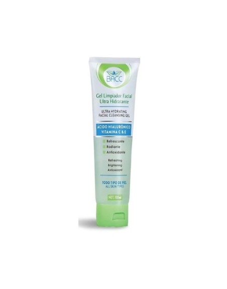 BACC GEL LIMPIADOR ACIDO HIALURONICO VITAMINA C&E 130ML