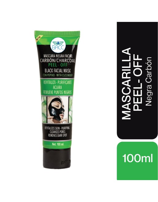 BACC MASCARILLA FACIAL CARBON PEEL OFF 100ML