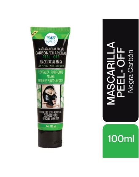 BACC MASCARILLA FACIAL CARBON PEEL OFF 100ML
