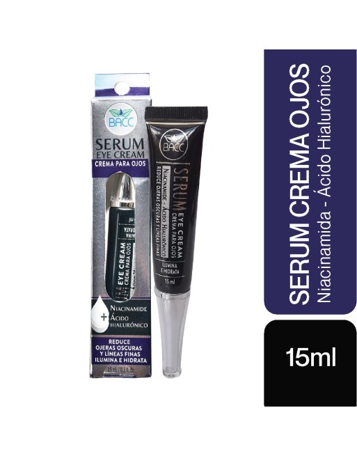 BACC SERUM EYE CREAM CREMA PARA OJOS 15ML