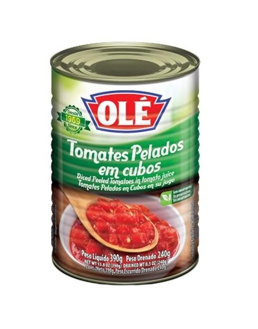 OLE TOMATES PELADOS EN CUBO 240F
