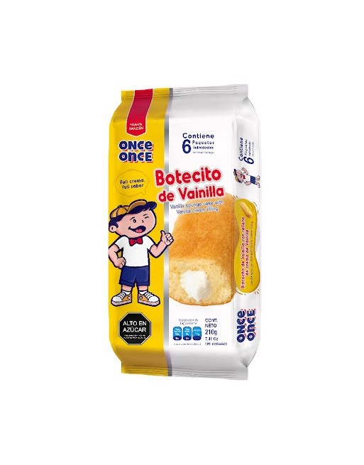 ONCE ONCE BOTECITOS VAINILLA X UNIDAD