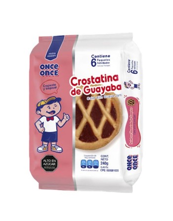 ONCE ONCE CROSTATINA GUAYABA X6