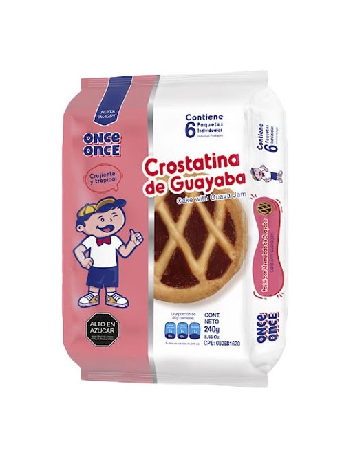 ONCE ONCE CROSTATINA GUAYABA X6